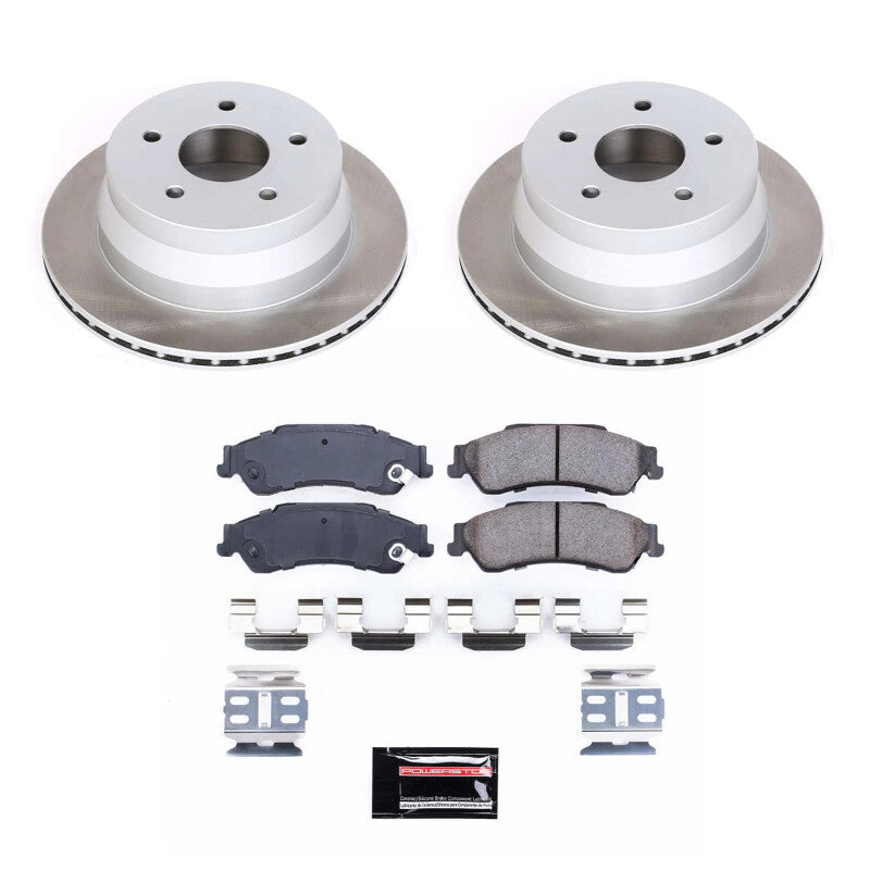 Power Stop 97-01 Oldsmobile Bravada Rear Semi-Coated Rotor Kit PowerStop