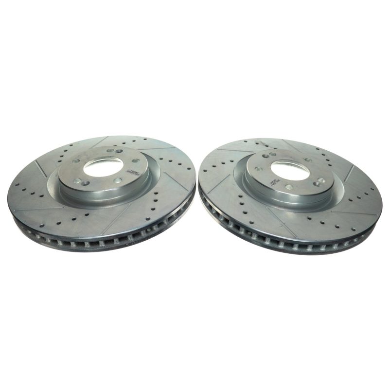 Power Stop 21-22 Kia Sorento Front Drilled & Slotted Rotor (Pair) PowerStop