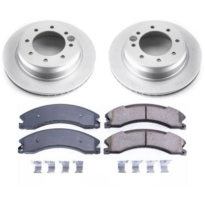 Power Stop 12-18 Nissan NV1500 Rear Z17 Evolution Geomet Coated Brake Kit PowerStop