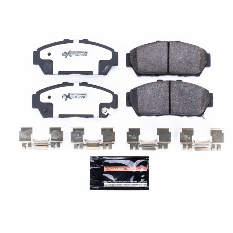 Power Stop 94-01 Acura Integra Front Z26 Extreme Street Brake Pads w/Hardware PowerStop