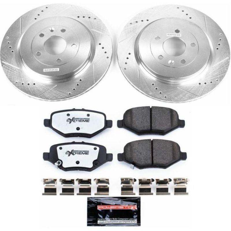 Power Stop 13-19 Ford Explorer Rear Z36 Truck & Tow Brake Kit PowerStop