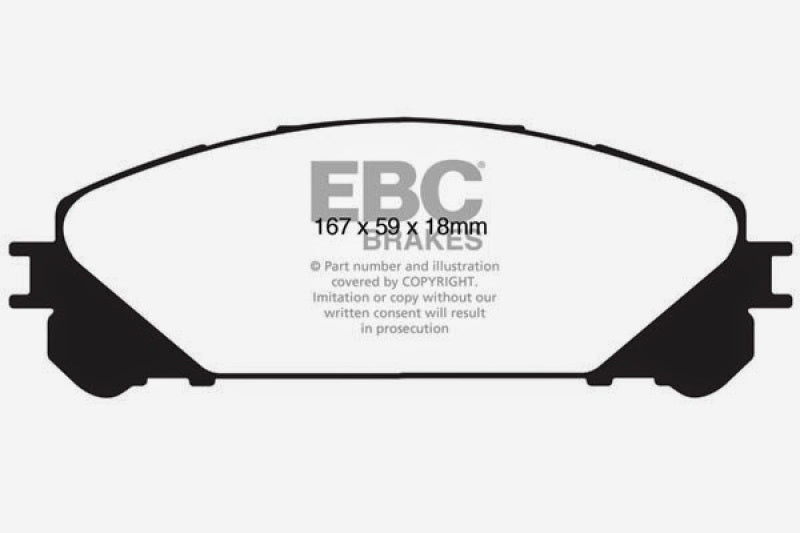 EBC GreenStuff Front Brake Pads - DP21837 EBC