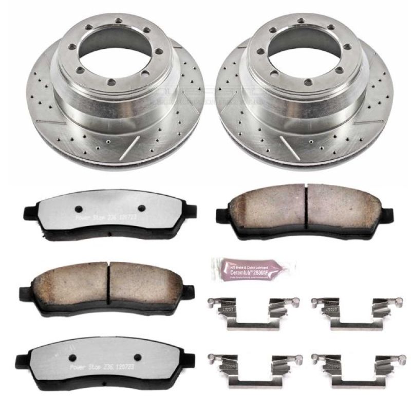 Power Stop 99-04 Ford F-350 Super Duty Rear Z36 Truck & Tow Brake Kit PowerStop