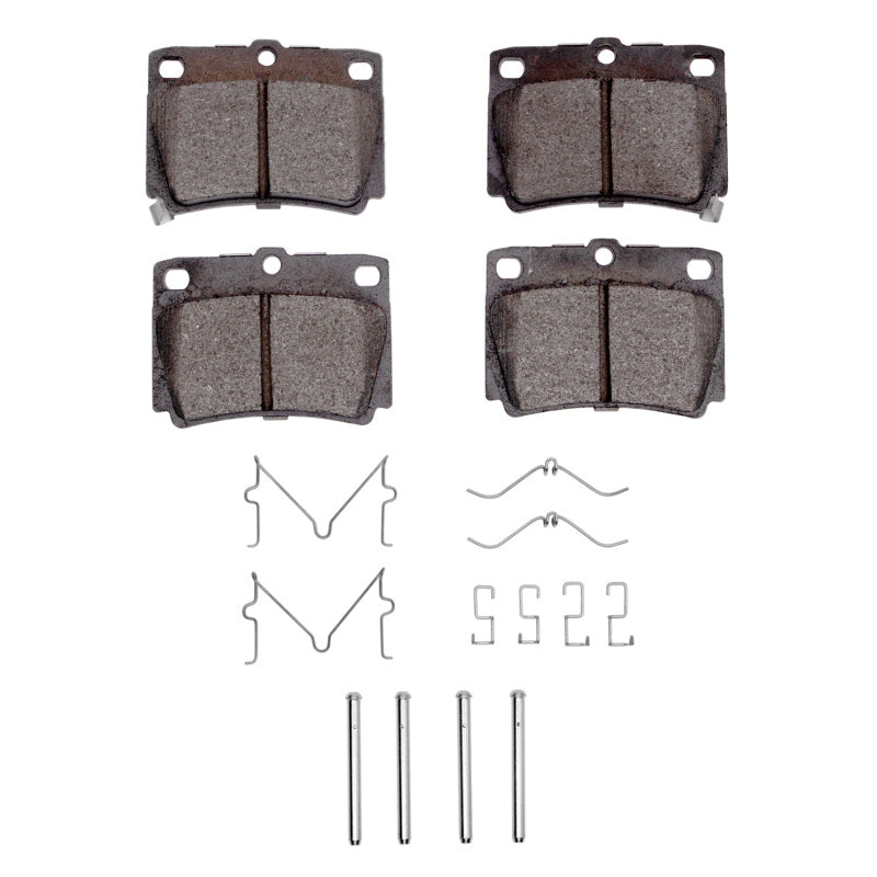 R1 97-04 Mitsubishi Montero Sport (USA/Canada) Rear Semi Met Pads & Ha