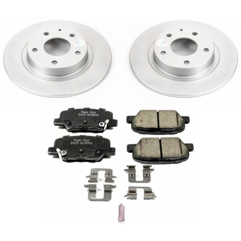 Power Stop 14-15 Mazda 6 Rear Z17 Evolution Geomet Coated Brake Kit PowerStop