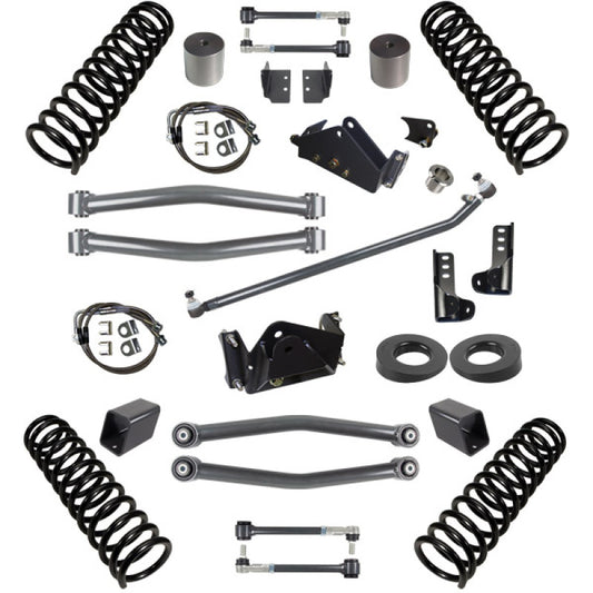 Synergy 3.0in Lift Stage 2 Suspension System for 2007-2018 Jeep Wrangler JKU 4-Door - 8042-30