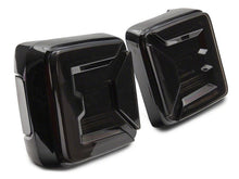 Load image into Gallery viewer, Raxiom 18-23 Jeep Wrangler JL Axial Series LED Tail Lights- Blk Housing (Smoked Lens)