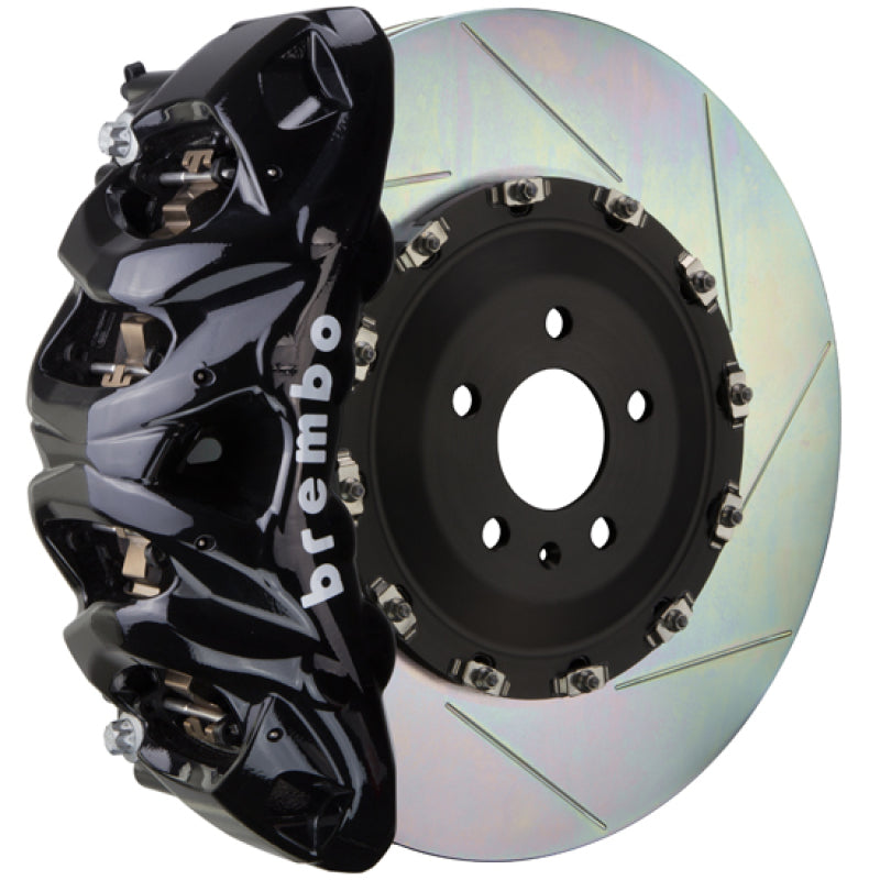 Brembo 07-14 Escalade/ESV/EXT Fr GT BBK 8Pis Cast 412x38 2pc Rotor Slotted Type1-Black Brembo