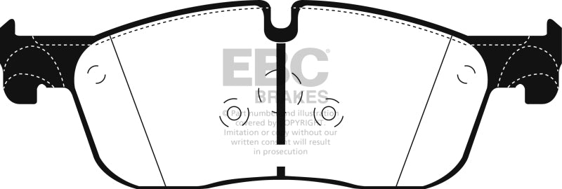 EBC YellowStuff Front Brake Pads - DP42255R EBC