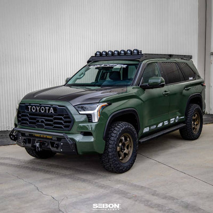 Seibon HD23TYTU-OE OEM-Style Carbon Fiber Hood for 2022–2025 Toyota Tundra & 2023–2025 Toyota Sequoia
