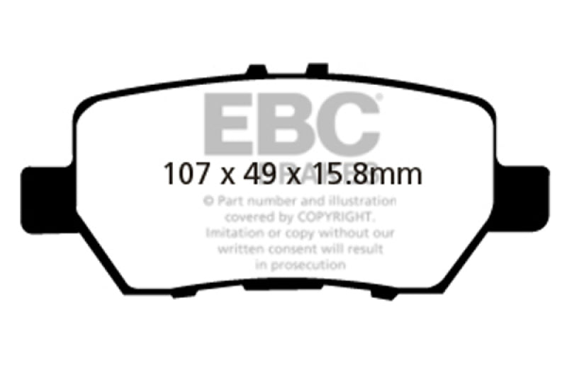 EBC RedStuff Rear Brake Pads - DP31736C