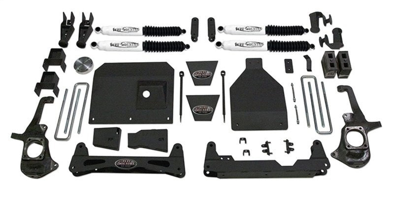 Tuff Country 11-19 Chevy Silverado 3500 4x4 6in Lift Kit (Includes Dually SX8000 Shocks)