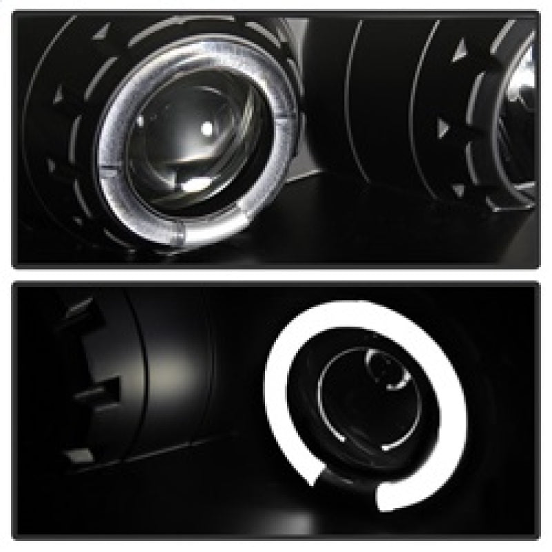 Spyder Mitsubishi Eclipse 97-99 Projector Headlights LED Halo Black High H1 Low H1 PRO-YD-ME97-HL-BK SPYDER