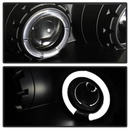 Spyder Mitsubishi Eclipse 97-99 Projector Headlights LED Halo Black High H1 Low H1 PRO-YD-ME97-HL-BK SPYDER