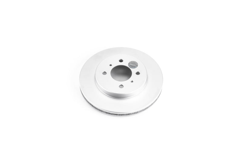 Power Stop 02-07 Mitsubishi Lancer Front Evolution Geomet Coated Rotor PowerStop