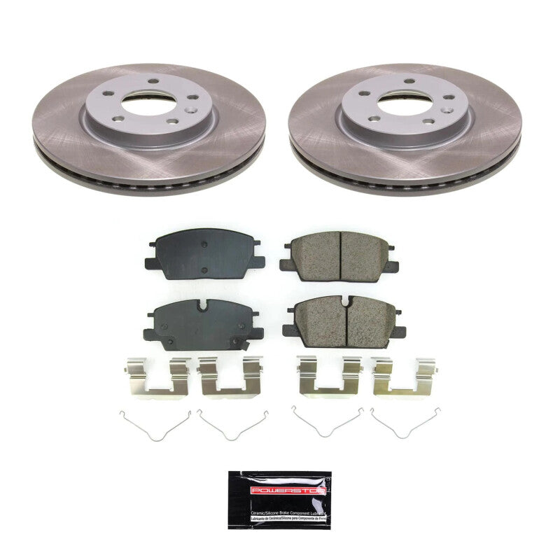 Power Stop 2022 GMC Terrain Front Semi-Coated Rotor Kit PowerStop