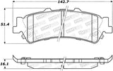 StopTech Street Disc Brake Pads - 305.07920