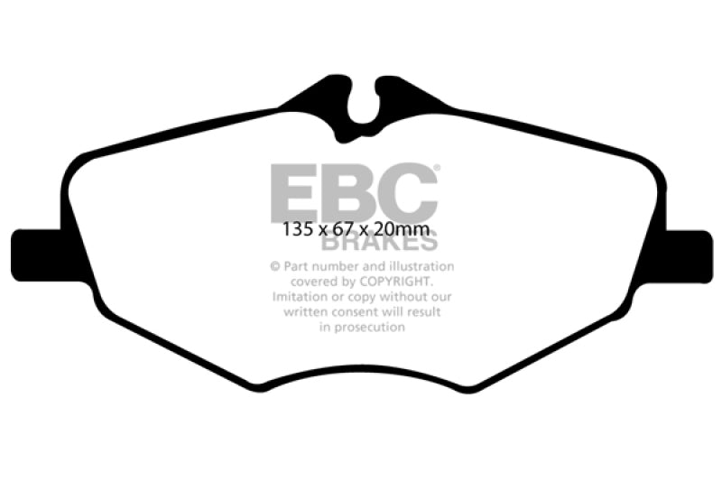 EBC Ultimax2 Front Brake Pads - UD987 EBC