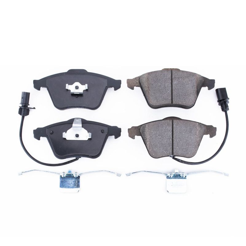 Power Stop 05-09 Audi A4 Front Z17 Evolution Ceramic Brake Pads w/Hardware PowerStop
