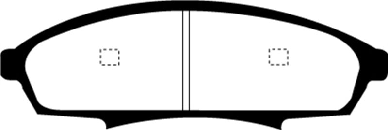 EBC YellowStuff Front Brake Pads - DP41252R EBC