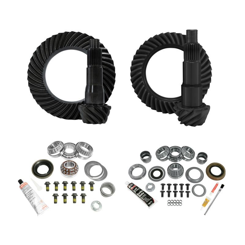 Yukon Complete Gear and Kit Pakage for JL Jeep Non-Rubicon w/ D35 Rear & D30 Front - 4:56 Gear Ratio Yukon Gear & Axle