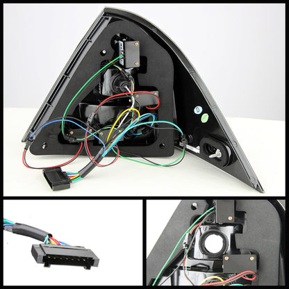 Spyder Mercedes Benz W203 C-Class 05-07 4DR Sedan LED Tail Lights Smoke ALT-YD-MBZC05-LED-SM SPYDER