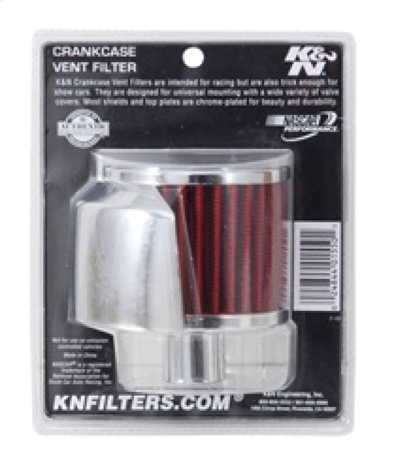 K&N 1.00in Flange ID x 3in OD x 2.5in Height Vent Filter K&N Engineering