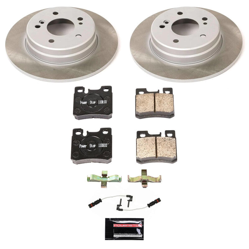 Power Stop 98-00 Mercedes-Benz SLK230 Rear Semi-Coated Rotor Kit PowerStop