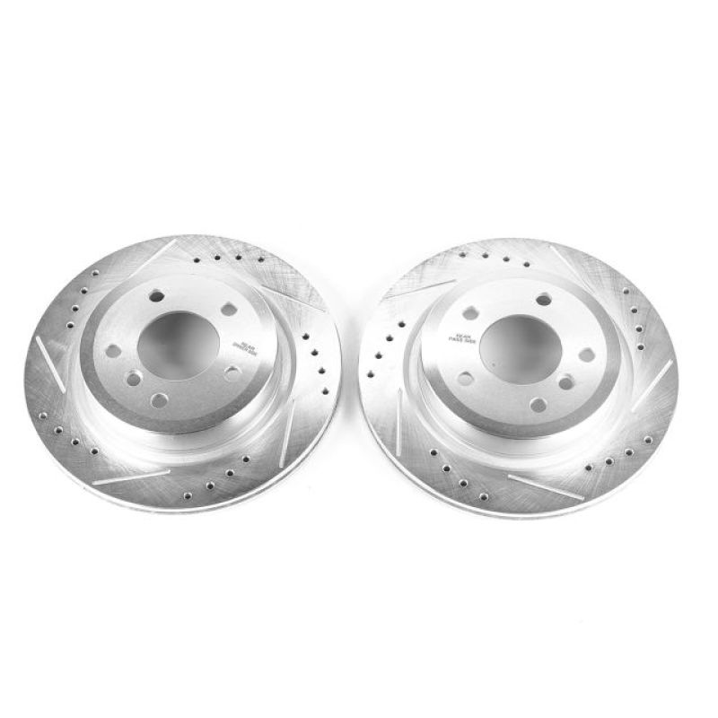 Power Stop 09-16 BMW Z4 Rear Evolution Drilled & Slotted Rotors - Pair PowerStop
