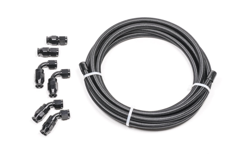 Radium Engineering 8AN Universal PTFE Hose Kit - Black Carbon