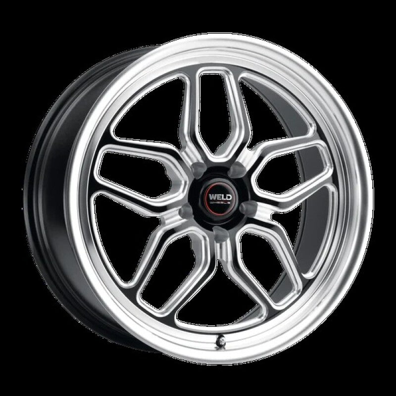 Weld Racing 20x8 Laguna 5x114.3 ET00 BS 4.5 Gloss BLK MIL DIA 78.1