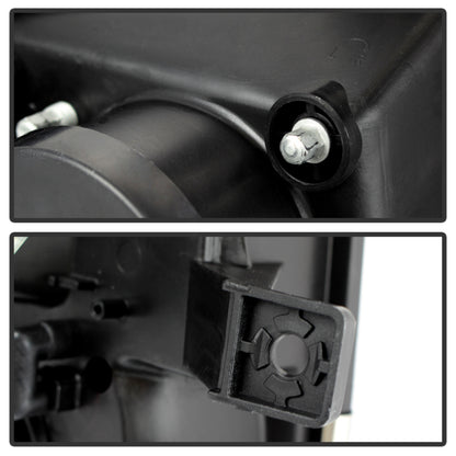 Spyder Ford F150 09-14 Projector Headlights Halogen Model- Light Bar DRL Blk PRO-YD-FF15009-LBDRL-BK SPYDER