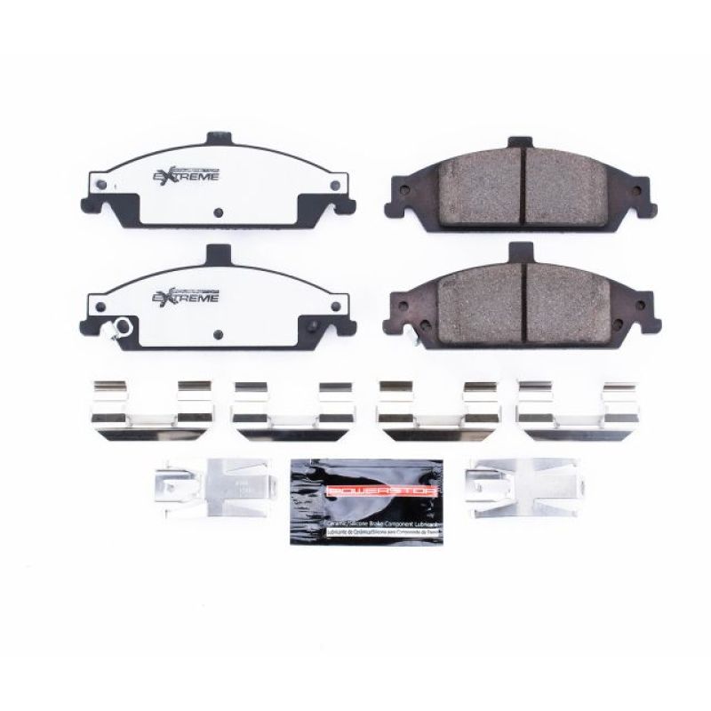 Power Stop 04-05 Chevrolet Classic Front Z26 Extreme Street Brake Pads w/Hardware PowerStop