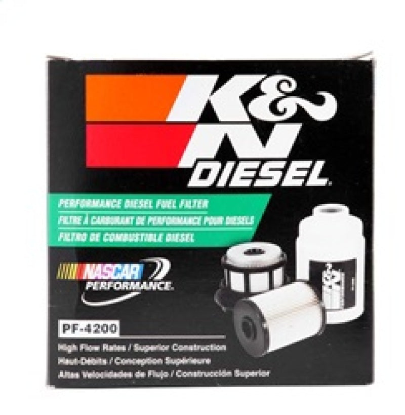 K&N 03-09 Dodge Ram 5.9L L6 Diesel 3.375in OD x 3.969in L Fuel FIlter K&N Engineering