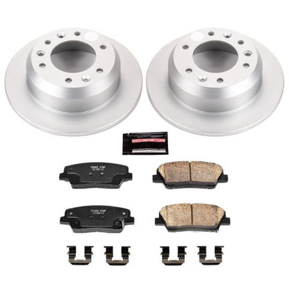 Power Stop 07-08 Hyundai Entourage Rear Z17 Evolution Geomet Coated Brake Kit PowerStop