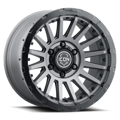 Icon Alloys Recon Pro Satin Charcoal- 18 X 9 - 8 X 170- 6MM 65.25n BS