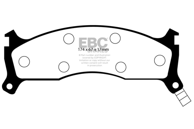 EBC GreenStuff Front Brake Pads - DP61073 EBC