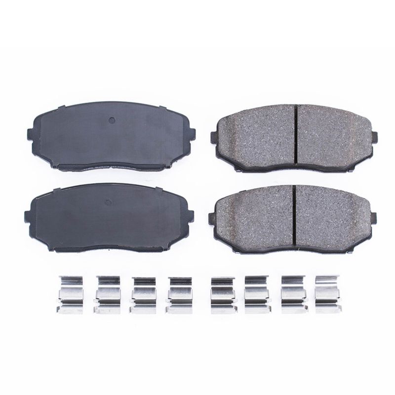 Power Stop 07-15 Ford Edge Front Z17 Evolution Ceramic Brake Pads w/Hardware PowerStop