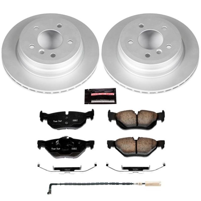 Power Stop 07-10 BMW 328i Rear Z23 Evolution Sport Coated Brake Kit PowerStop