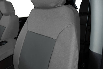 Covercraft 21-25 F150 XL Regular Cab Endura PrecisionFit Custom Front Row Seat Covers - Silver/Charc