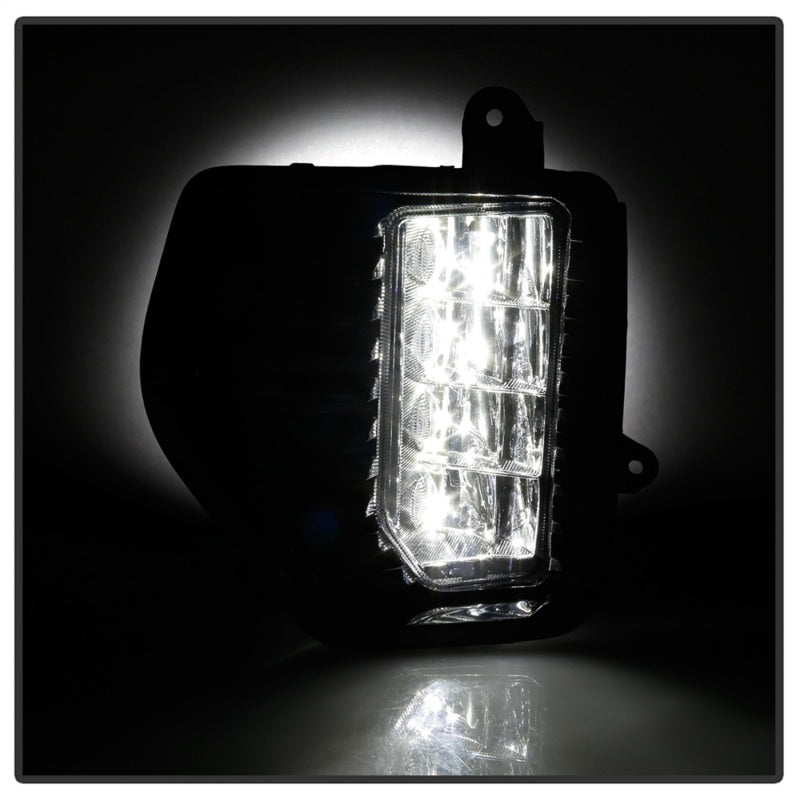 Spyder GMC Sierra 1500 Denali Only 19-20 (Not for 2500/3500) OEM Style Full LED Fog w/ Switch- Clear SPYDER