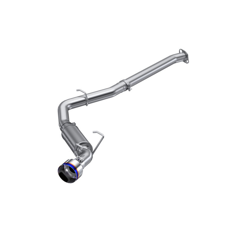 MBRP 2017-2024 Toyota GR86 2.0L/ 2.4L, 3in Cat-Back Exhaust, Burnt T304 Tip, Single Rear Exit (Street Profile) - S48063BE MBRP