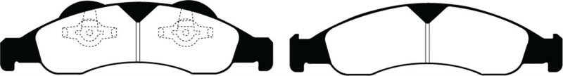 EBC YellowStuff Front Brake Pads - DP41803R EBC
