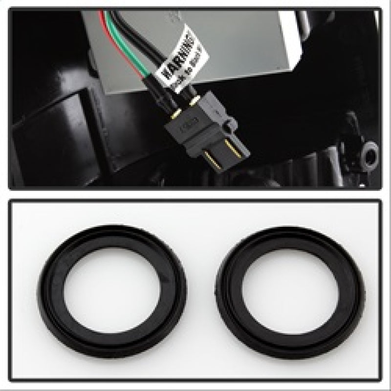 Spyder Ford F150 side 97-03/F250/350 Duty 99-07 LED Tail Lights Red Clear ALT-YD-FF15097-LED-RC SPYDER