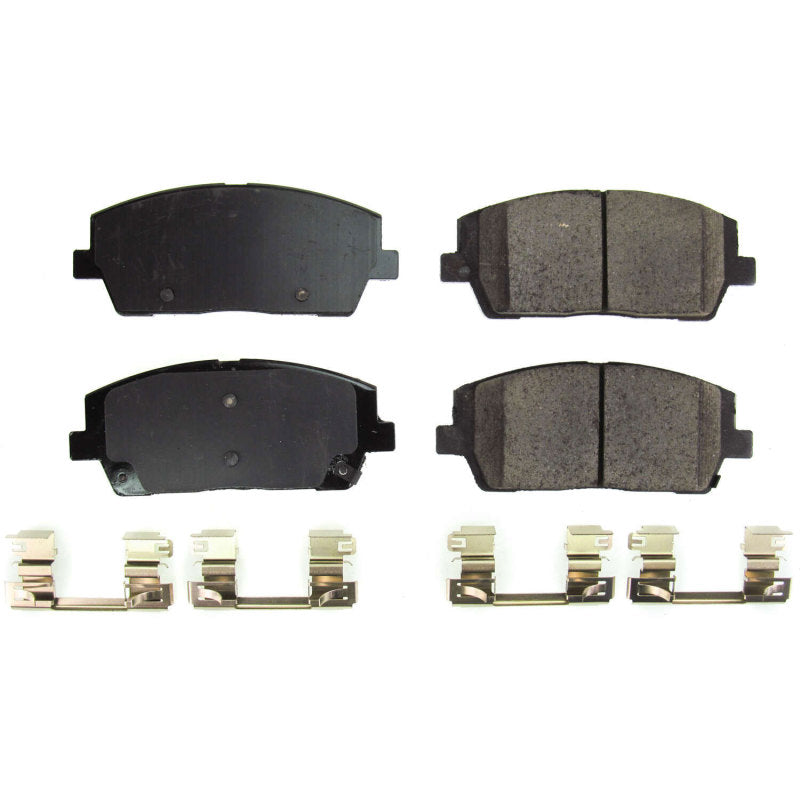 Power Stop 20-21 Hyundai Palisade Front Z17 Evolution Ceramic Brake Pads w/Hardware PowerStop