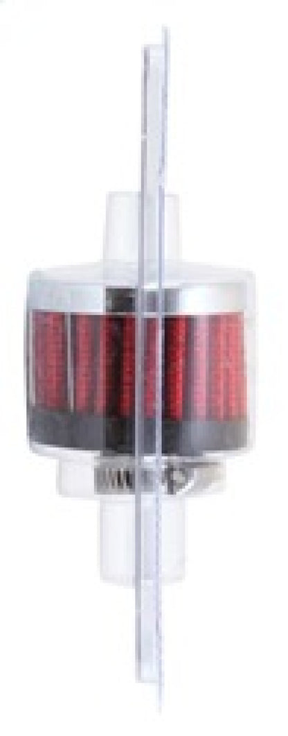 K&N Clamp On Rubber Base Crankcase Vent Filter 0.375in Flange ID x 2in OD x 1.5in Height K&N Engineering