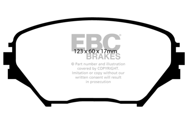 EBC Ultimax2 Front Brake Pads - UD862