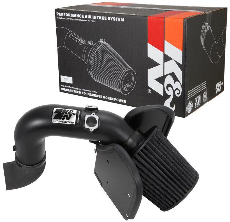 K&N 07-09 Dodge Ram Pickup 2500/3500 6.7L DSL Black Performance Intake Kit