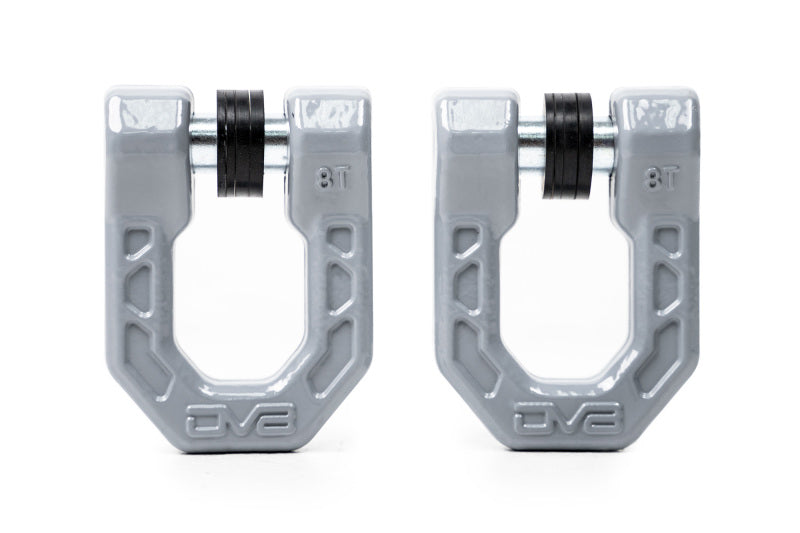 DV8 Offroad Elite Series D-Ring Shackles - Pair (Gray) DV8 Offroad