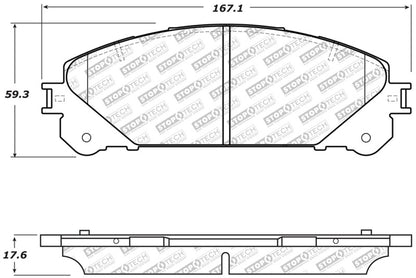 StopTech Street Disc Brake Pads - 305.13240 Stoptech
